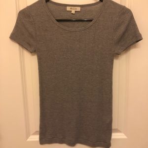 madewell grey tee